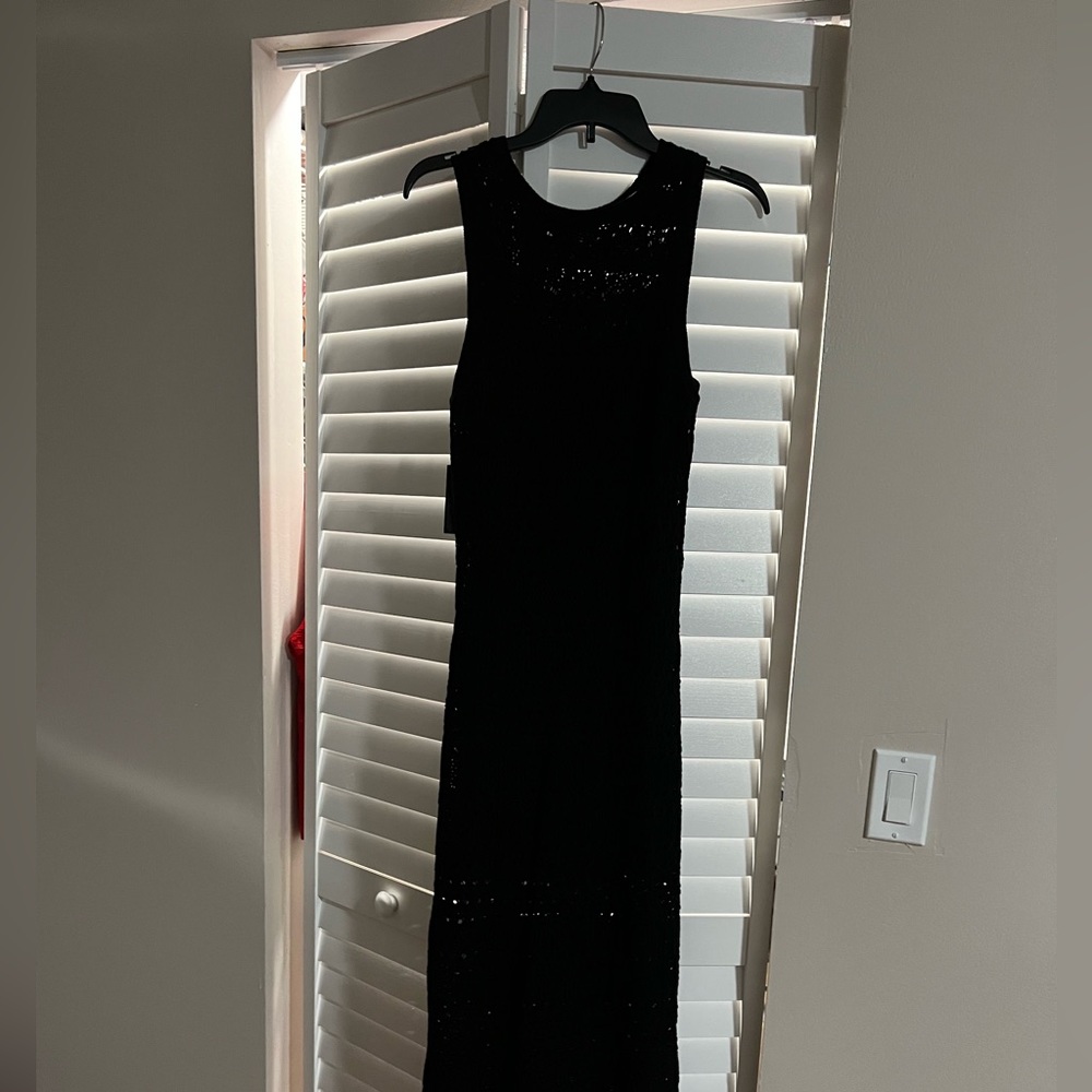 I N C black lace dress
